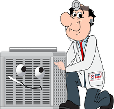 Air Conditioner doctor cartoon